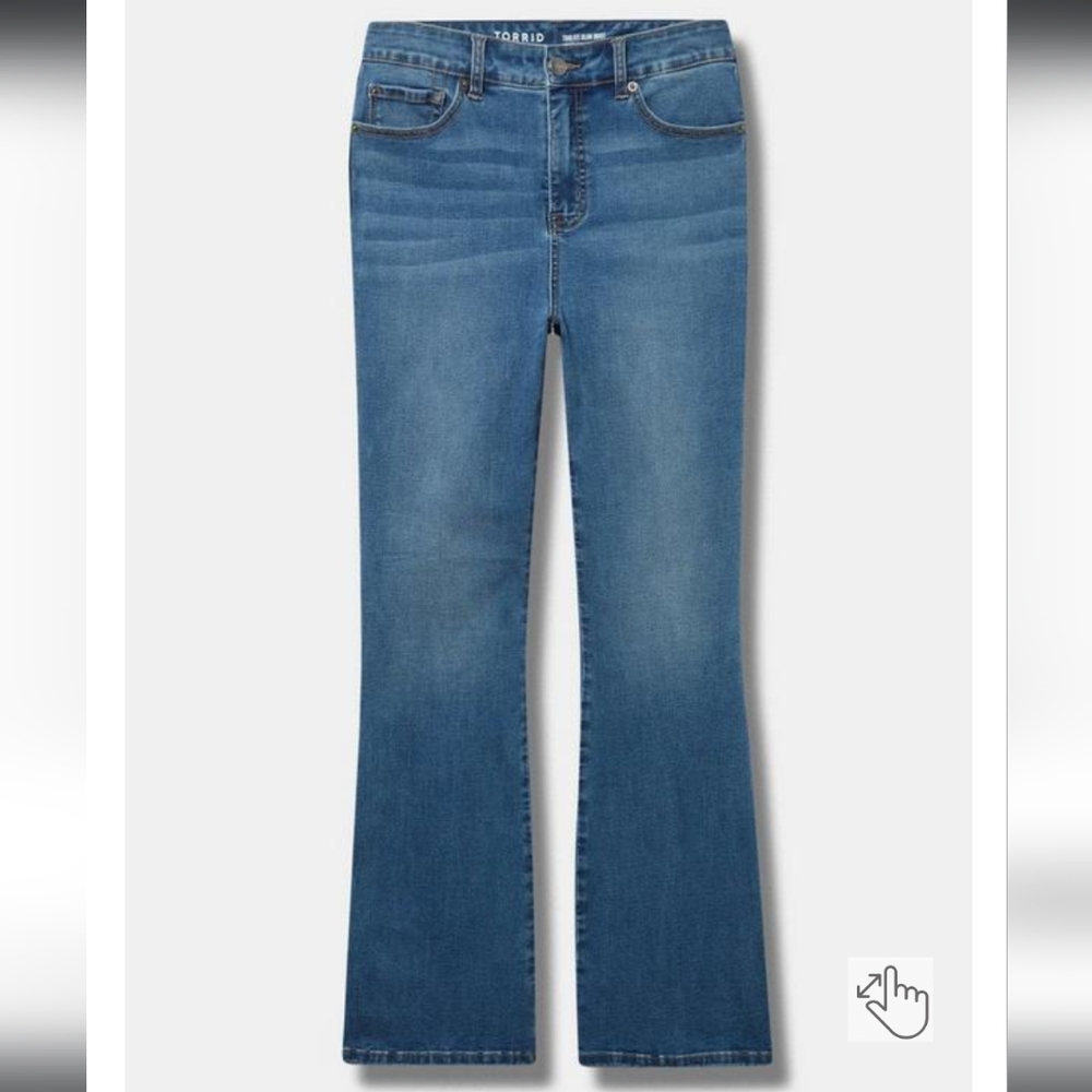 Trio High Rise Boot Cut Jean Torrid 22-26W